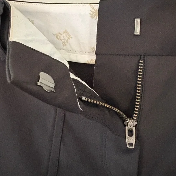 Puma Golf Shorts‎ Tech Pockets Performance Athletic Black Mens Size - Picture 9 of 9